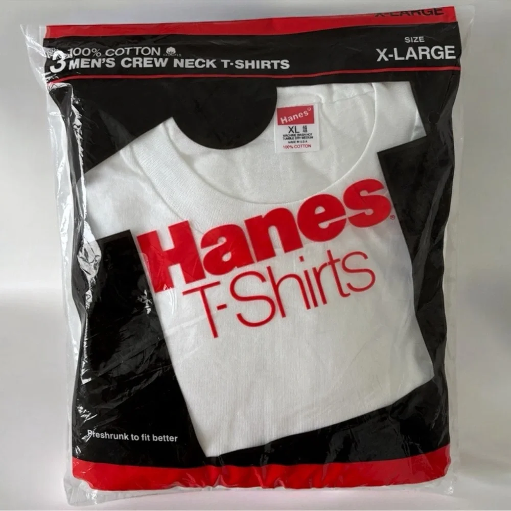Hanes vintage white
